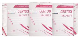 Polivitamínico Nutrycerto Mulher 60cps Kit 3 Unidades Polivitamínico Nutrycerto Mulher 60cps Kit 3 Unidades