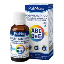 Polivitamínico Polimais Gotas Tutti Frutti Vitaminas A, B, C, D, E GTS 30ml Polivitamínico Polimais Gotas Tutti Frutti Vitaminas A, B, C, D, E GTS 30ml