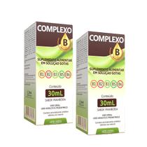 Polivitaminico Vitaminas Complexo B Sabor Framboesa 2 X 30mL