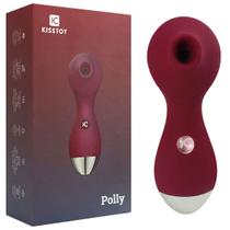 Polly Estimulador Feminino Ponto G com Sucção Estimulador íntimo Ondas Sônicas Prazer Intenso e Design Discreto