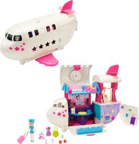 Polly Jatinho Fabuloso Jato 35 Cm Avião Luxo Gkl62 Mattel