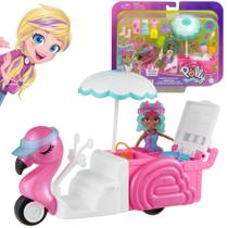 Polly Pocket Aventura Em 2 Rodas Com Acessórios Bike Ou Moto