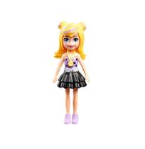 Polly Pocket Boneca Básica Vestido Preto HRD57 - Mattel (41196) Polly Pocket Boneca Básica Vestido Preto HRD57 - Mattel (41196)