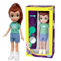 Polly Pocket Boneca Lila Amiga Da Polly com Acessórios 38cm Pupee Mattel