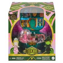 Polly Pocket Bonecas Estojo de Colecionador Wicked com Chapéu e Acessórios Mattel Jfv04