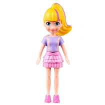 Polly Pocket com Conjunto de Saia e Blusa - Mattel Polly Pocket com Conjunto de Saia e Blusa - Mattel
