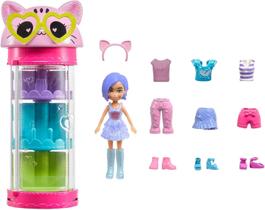 Polly Pocket Conjunto Closet Giratório Gato Mattel