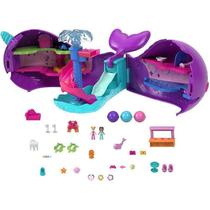 Polly Pocket Micro Barco Baleia Cintilante