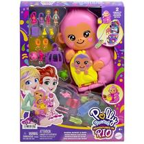Polly Pocket Micro Bolsa Adventure Mae Macaco e Bebe Mattel GKJ63 Polly Pocket Micro Bolsa Adventure Mae Macaco e Bebe Mattel GKJ63