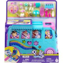 Polly Pocket Micro Estojo Aventura Sobre Rodas Pets Jcc22