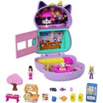 Polly Pocket Micro Playset Gato Restaurante Sushi - Mattel