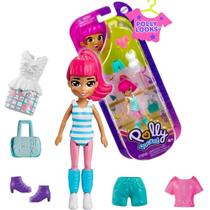 Polly Pocket Mini Boneca Margot + 5 Acessórios 9cm - Mattel HKV87