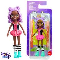 Polly Pocket - Mini Boneca Negra - Happy Hour - Mattel HKV80