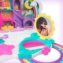Polly pocket salão do unicórnio arco-íris - mattel