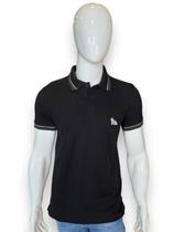 Polo Acostamento Elastano Patch Lobo