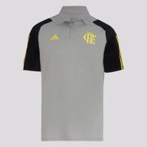 Polo Adidas Flamengo Atleta Cinza