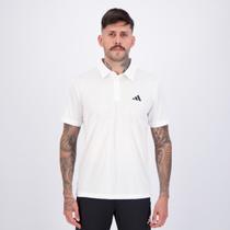 Polo Adidas Tennis Logo Branca Polo Adidas Tennis Logo Branca