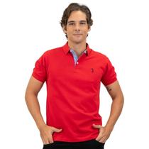 Polo Aleatory Lisa 640 Masculino - Vermelho