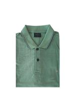 Polo Aramis Basica Gola 3 Cores Verde