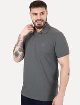 Polo Aramis Masculina Basic Piquet Light Logo Grafite