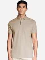 Polo Aramis Masculina Basic Piquet Mono Cáqui
