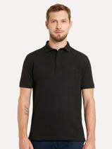 Polo Aramis Masculina Piquet Colorfix Dark Preta Polo Aramis Masculina Piquet Colorfix Dark Preta
