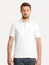 Polo Aramis Masculina Piquet Colorfix Light Off-White