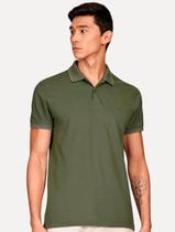Polo Aramis Masculina Regular Piquet Tech Verde Militar