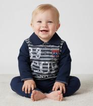 Polo bebê Manga Longa para festa linda 100% ALGODÃO P ao G Polo bebê Manga Longa para festa linda 100% ALGODÃO P ao G