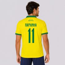 Polo Brasil Penta Amarela 11 Raphinha Polo Brasil Penta Amarela 11 Raphinha