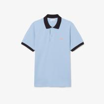 Polo Classic Fit com Acabamento Canelado Contrastante Polo Classic Fit com Acabamento Canelado Contrastante