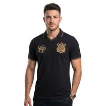 Polo Coimbra Corinthians Logo Masculino - 33214 Polo Coimbra Corinthians Logo Masculino - 33214