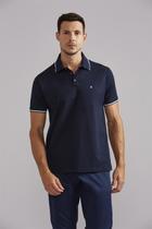 Polo Comfort Malha - Azul Marinho