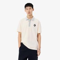 Polo de Modelagem Clássica com Distintivo Fabricada na França Polo de Modelagem Clássica com Distintivo Fabricada na França