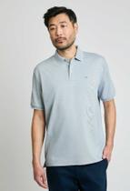 Polo Docthos Relaxed Fit Manga Curta Micro Listras