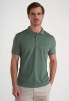 Polo Docthos Slim Manga Curta Piquet Gold