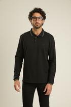 Polo Docthos Slim Manga Longa Piquet com Elastano Polo Docthos Slim Manga Longa Piquet com Elastano