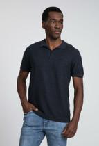 Polo Docthos Slim Tricot Bloco de Textura