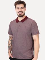 Polo Dudalina Masculina Jersey Micro Stripes Vinho Tamanho:XL/GG Polo Dudalina Masculina Jersey Micro Stripes Vinho Tamanho:XL/GG