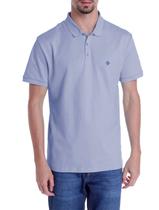 Polo Dudalina Piquet Essentials Cotton Azul Médio