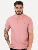 Polo Dudalina Piquet Essentials Cotton Basica Modal Rosa Claro