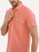 Polo Dudalina Piquet Essentials Cotton Rosa Médio