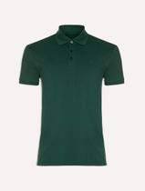 Polo Ellus Masculina Piquet Classic Easa Melange Verde Escuro