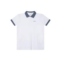 Polo Em Piquet Branco