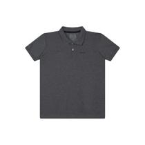 Polo Em Piquet Chumbo