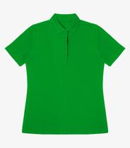 Polo Feminina Piquet Básica Select Verde Polo Feminina Piquet Básica Select Verde