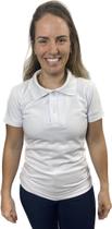 Polo Feminina Uniforme Administrativo Escritório Secretaria Atendente