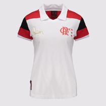 Polo Flamengo Júnior 92 Feminina Branca e Vermelha Polo Flamengo Júnior 92 Feminina Branca e Vermelha