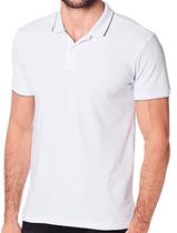 Polo Forum Masculina Muscle Piquet One Line Collar Branca