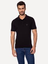 Polo Guess Masculina Piquet Preta Polo Guess Masculina Piquet Preta